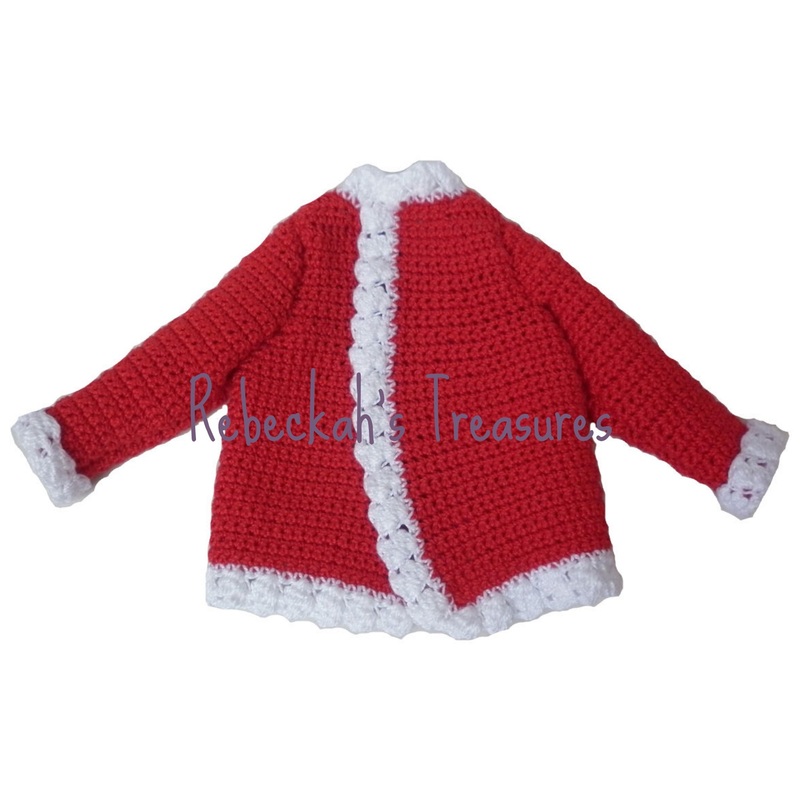 Crochet Santa Ken Claus Coat by Rebeckah's Treasures