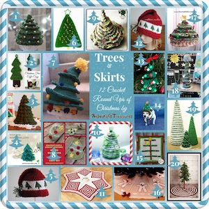 Trees & Skirts - 1 of 12 Crochet Round Ups of Christmas by Rebeckah's Treasures (@beckastreasures)