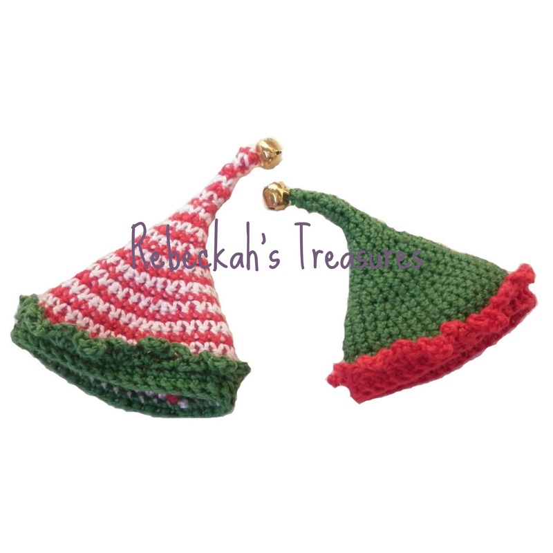 Crochet Elves Kelly and Tommy Hats by Rebeckah's Treasures