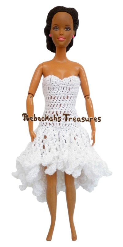 Barbie's High Low Wedding Dress