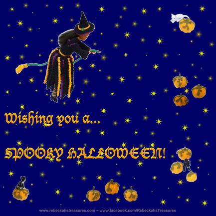 Happy Spooky Halloween 2013 from Rebeckah's Treasures