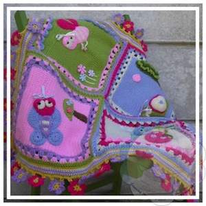 My Garden Bug Blanket by Joanita of Creative Crochet Workshop