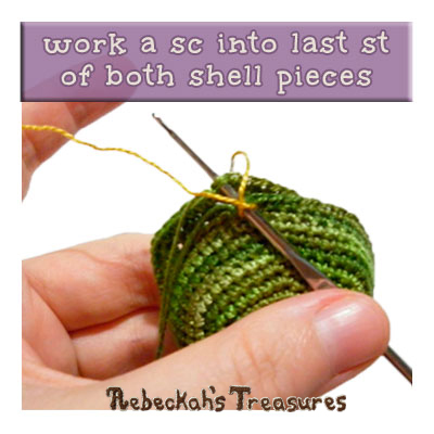 WIP Picture 11 - Amigurumi Timothy Turtle #CAL Part 5: Shell with @beckastreasures