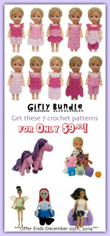 Black Friday Girly Pattern Bundle via @beckastreasures. See Special Offers for more details: http://goo.gl/QFWj1q #BlackFriday #Barbie #Pony #Crochet