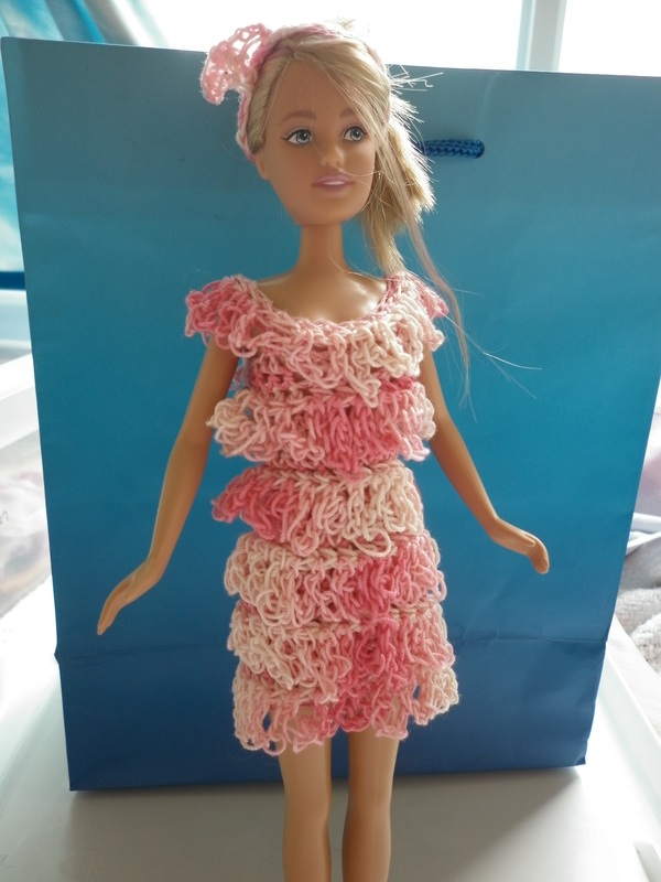 Crochet Barbie Skipper Dress
