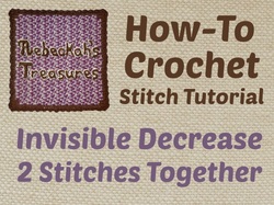 Invisible Decrease (2tog) - Crochet Stitch Tutorial