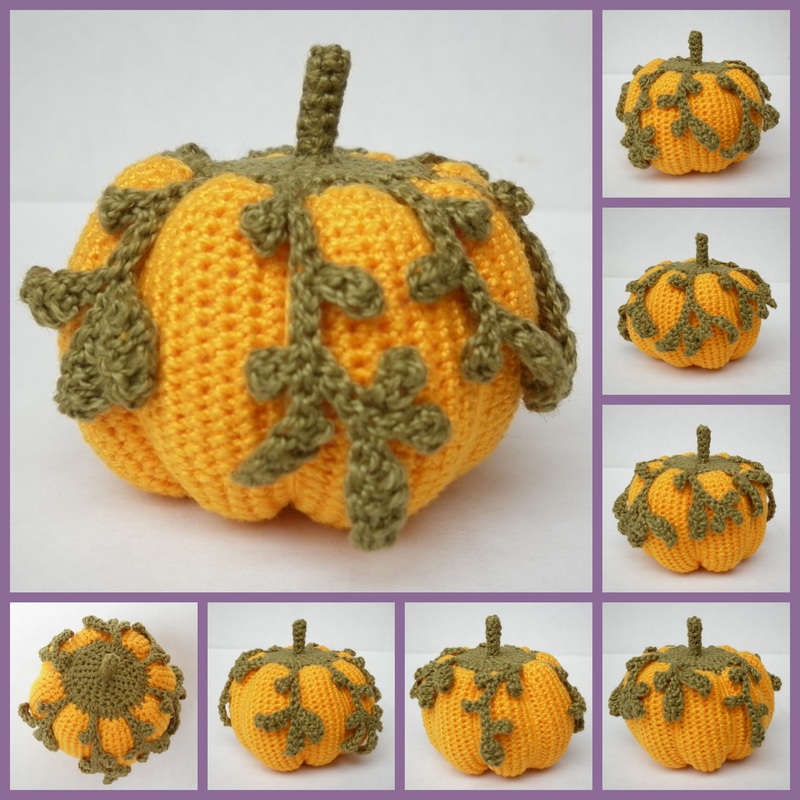 #1 Jumbo Dwarf Crochet Pumpkin