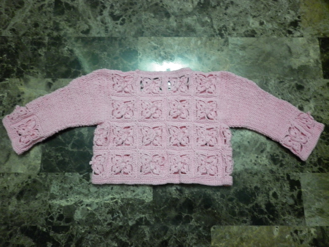 Crochet Butterfly Baby Sweater