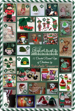 Elves - 6 of 12 Crochet Round Ups of Christmas by Rebeckah's Treasures (@beckastreasures)