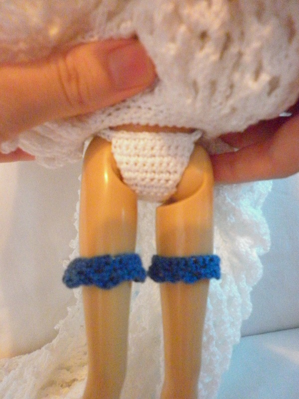Crochet Barbie Bride Garter
