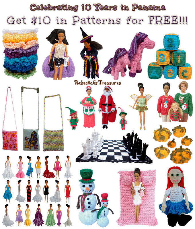 Get $10 in Crochet Patterns for Free!!! via @beckastreasures