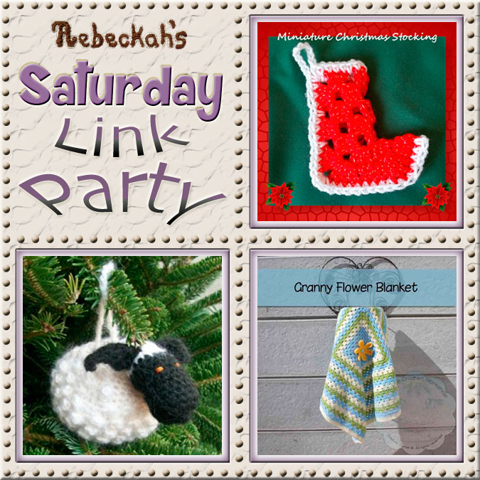 Share what you're making, increase your reach and have some fun with Rebeckah's 25th Saturday Link Party with @beckastreasures