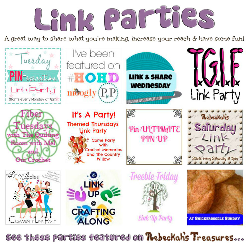 Your favourite link parties are here at @beckastreasures...