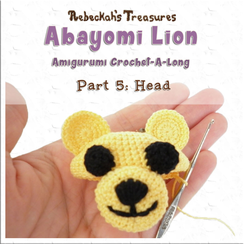 Amigurumi Abayomi Lion Cal - Part 5 via @beckastreasures / Now, let's crochet Abayomi's head!