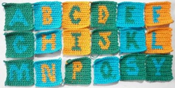 Rebeckah's Treasures' WIP Crochet ABC Baby Blocks