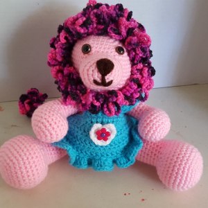 ​Janice's Dilly the Lion Fourth Place in the Abayomi Lion Contest via @beckastreasures