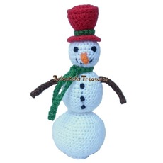 Rebeckah's Treasures' Crochet Little Snowman Free Pattern