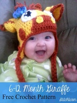 Stitch 11 - 6-12 Month Giraffe Hat