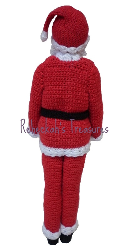 Crochet Santa Ken Claus by Rebeckah's Treasures