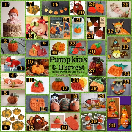 Pumpkins & Harvest Crochet Round Up