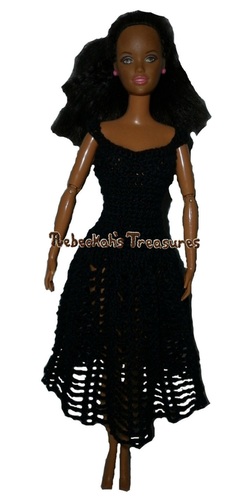 Crochet Barbie Dress Free Pattern