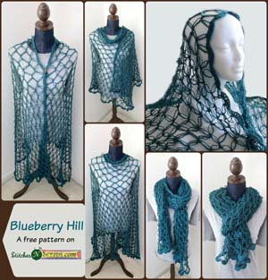 #3 - Blueberry Hill by Pia of Stitches 'N' Scraps | Featured on @beckastreasures Saturday Link Party!
