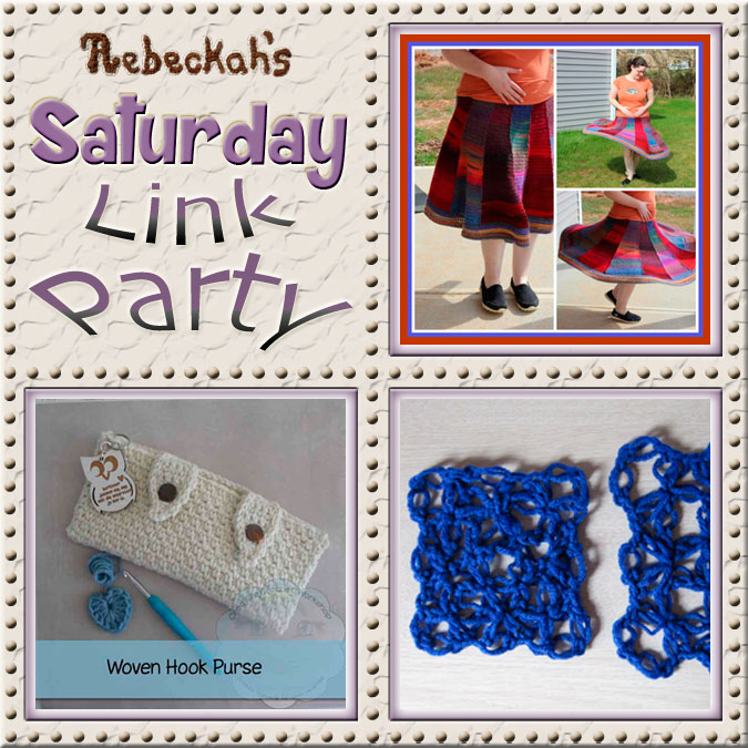 Share what you're making, increase your reach and have some fun with Rebeckah's 38th Saturday Link Party with @beckastreasures | Featuring @2CrochetHooks and @CCWJoanita