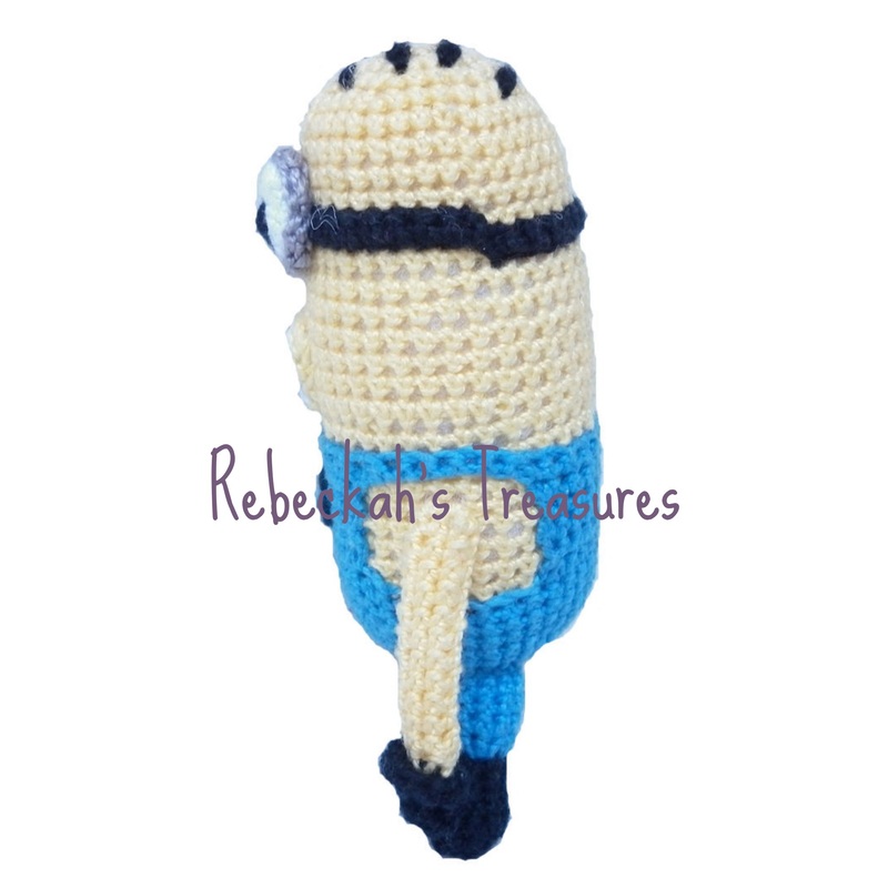 Crochet Mini Minion Army by Rebeckah's Treasures ~ Two Eyed Minion