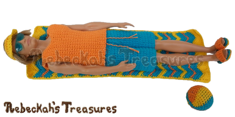 Surfer Dude Fashion Doll | NEW crochet design via @beckastreasures | #ken #crochet
