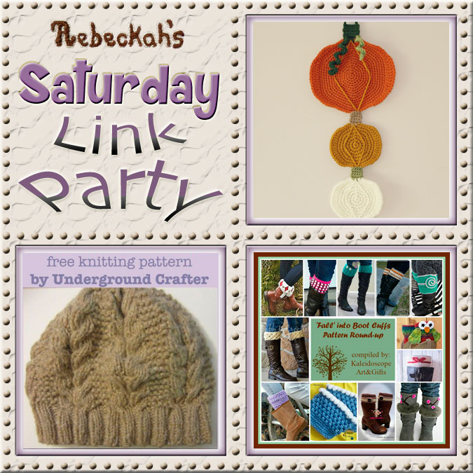 Share what you're making, increase your reach and have some fun with Rebeckah's 13th Saturday Link Party with @beckastreasures