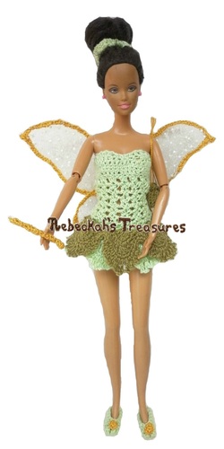 Fairy Fashion Doll Outfit Inspired by Tinkerbell