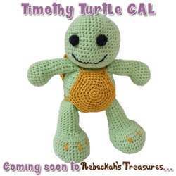 Meet Timothy Turtle! Rebeckah's First CAL coming soon to @beckastreasures...