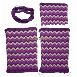 WIP My Chevron Crochet Shoulder Bag