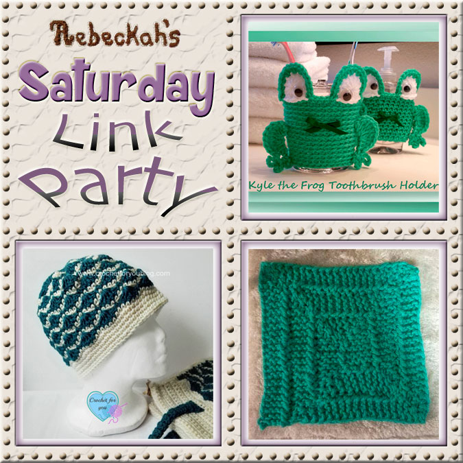 Increase your reach, make new friends and have some fun with Rebeckah's 50th Saturday Link Party via @beckastreasures | Featuring @crochetmemories & @erangi_udeshika | Join the party any day from Saturday to Friday!