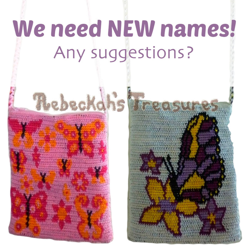 Name these beautiful butterfly bags via @beckastreasures...
