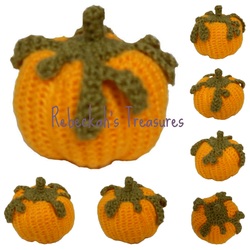 #4 Plump Mini Crochet Pumpkin Pattern