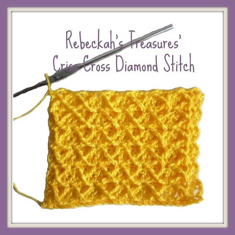 Rebeckah's Treasures' Criss Cross Diamond Stitch