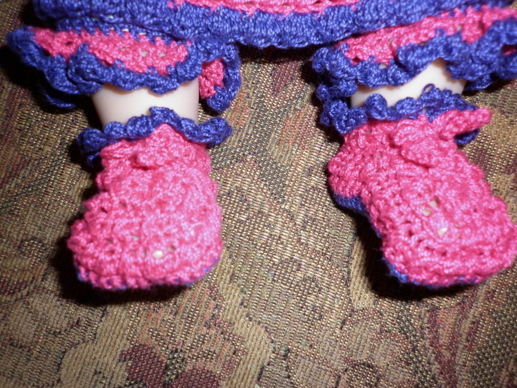 Crochet Doll Shoes