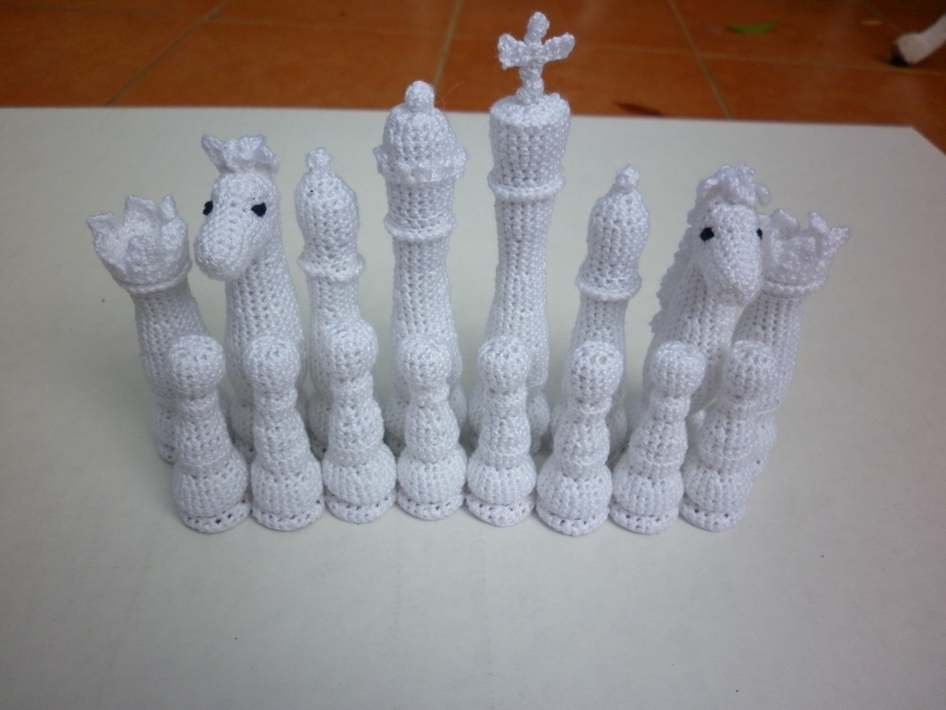 Crochet Chess Pieces