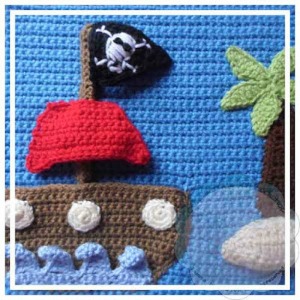 My Crochet Pirate Playbook CAL by Joanita of Creative Crochet Workshop - Featured on @beckastreasures Saturday Link Party!
