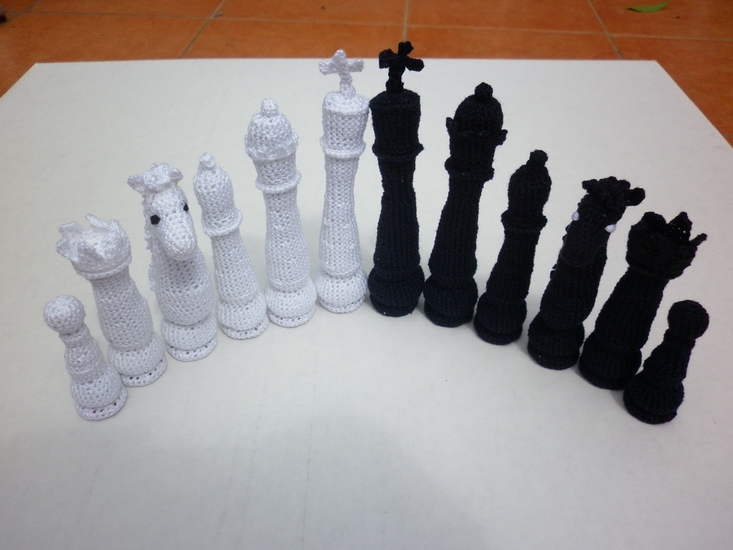 Crochet Chess Pieces