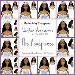 The Headpieces ~ Wedding Accessories for Fashion Dolls ~ Free Crochet Pattern & How-to
