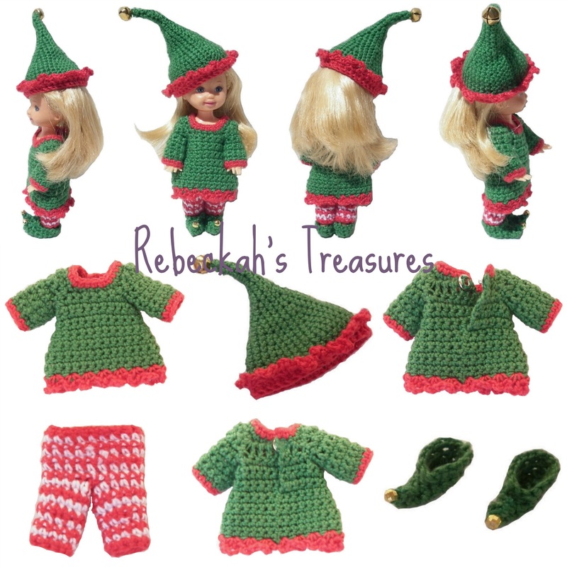 Crochet Elf Kelly by Rebeckah's Treasures