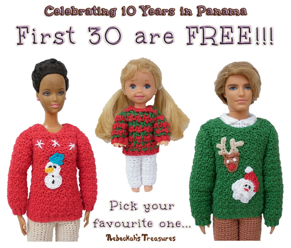 First 30 Copies of these patterns are FREE!!! Next 30 are 50% OFF... via @beckastreasures