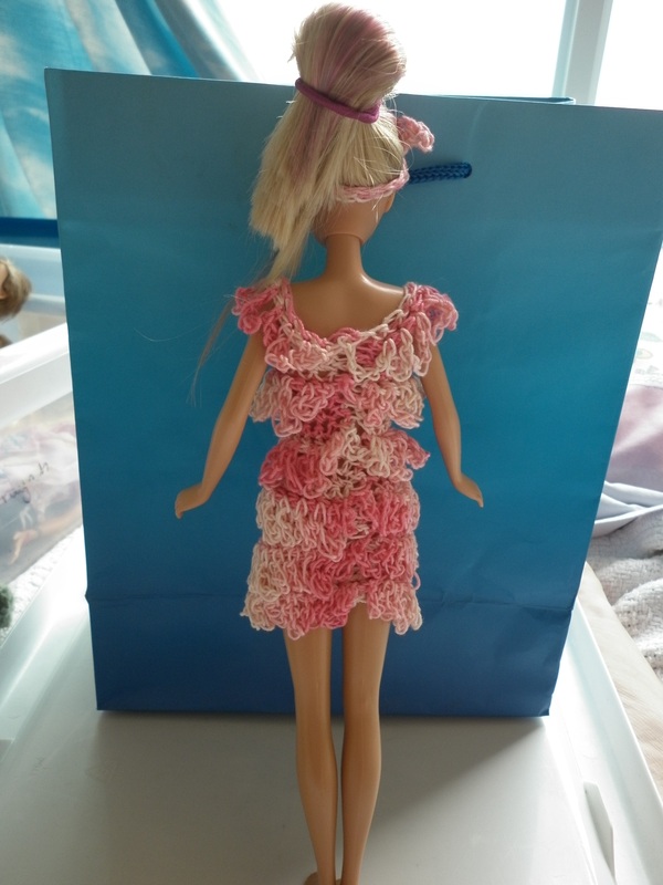Crochet Barbie Skipper Dress