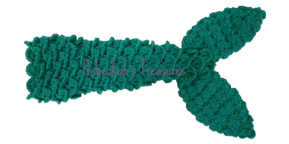 Crochet Barbie Mermaid Tail by Rebeckah's Treasures