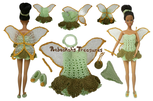 Rebeckah's Treasures  - Fairy Crochet Pattern for Fashion Dolls