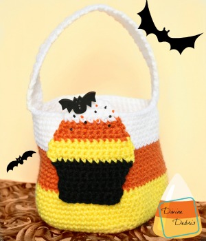 Candy Corn Bag by Amber of Divine Debris - Featured on @beckastreasures Saturday Link Party!
