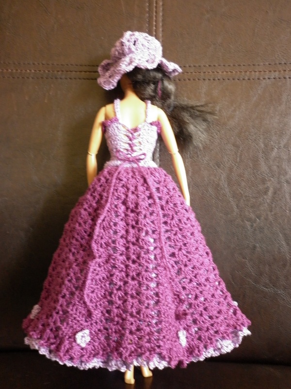 Crochet Barbie Dress