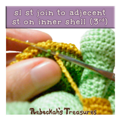 WIP Picture 19 - Amigurumi Timothy Turtle #CAL Part 5: Shell with @beckastreasures
